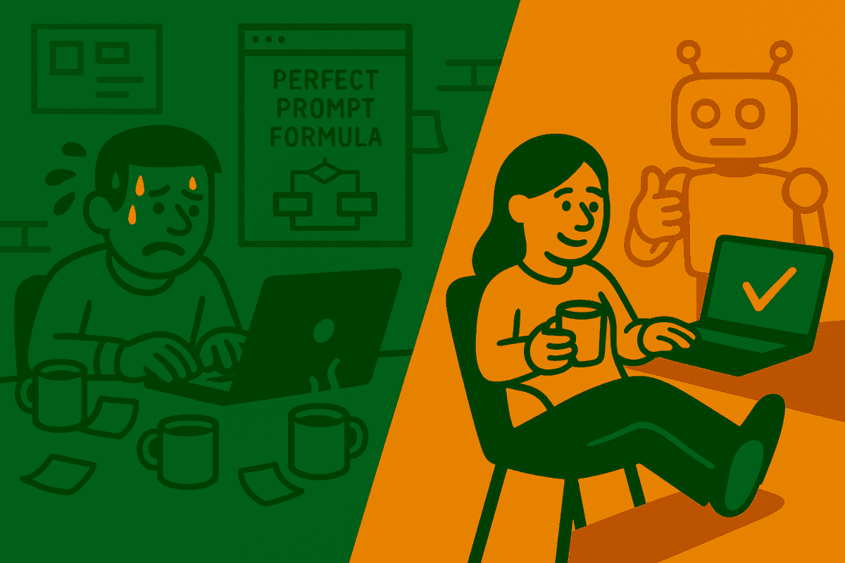 You Have Permission to Be Lazy With AI Prompts